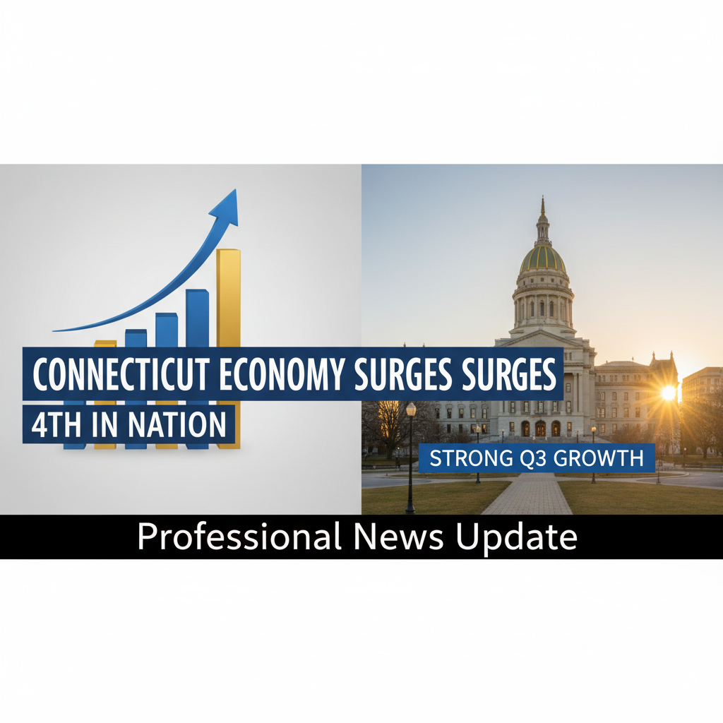Connecticut Economy Surges to Fourth in Nation with Strong Third Quarter Growth