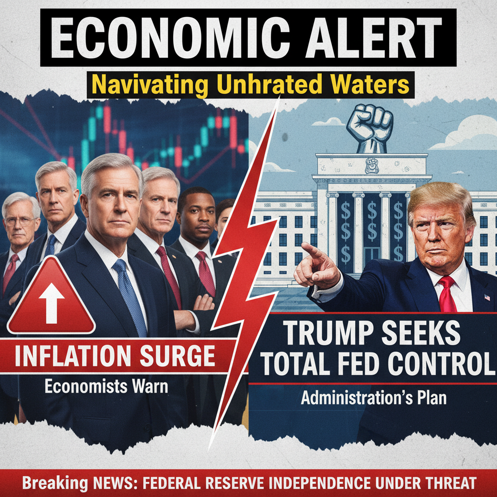 Economists Warn of Inflation Surge as Trump Administration Seeks Total Federal Reserve Control