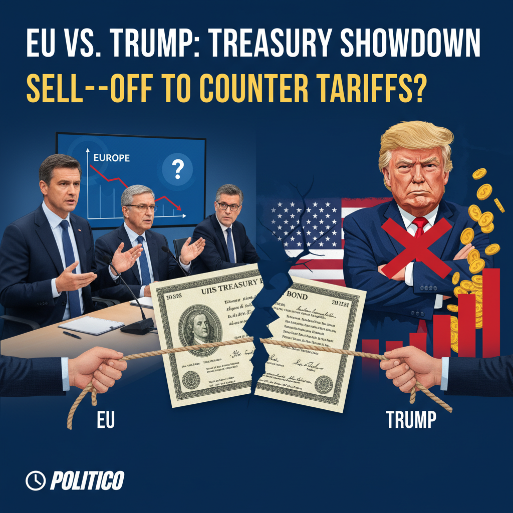 European Policymakers Debate Selling US Treasury Bonds to Counter Trump Tariff Threats