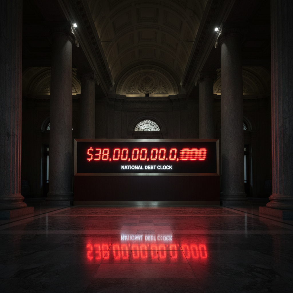 Federal Debt Surpasses $38 Trillion Milestone as Experts Predict Inevitable Economic Crisis
