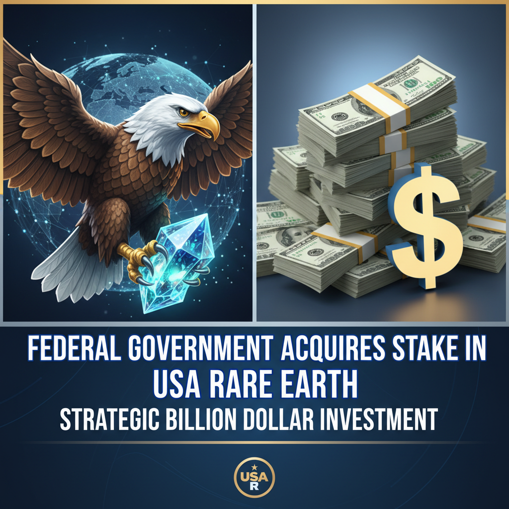Federal Government Acquires Stake in USA Rare Earth Through Strategic Billion Dollar Investment