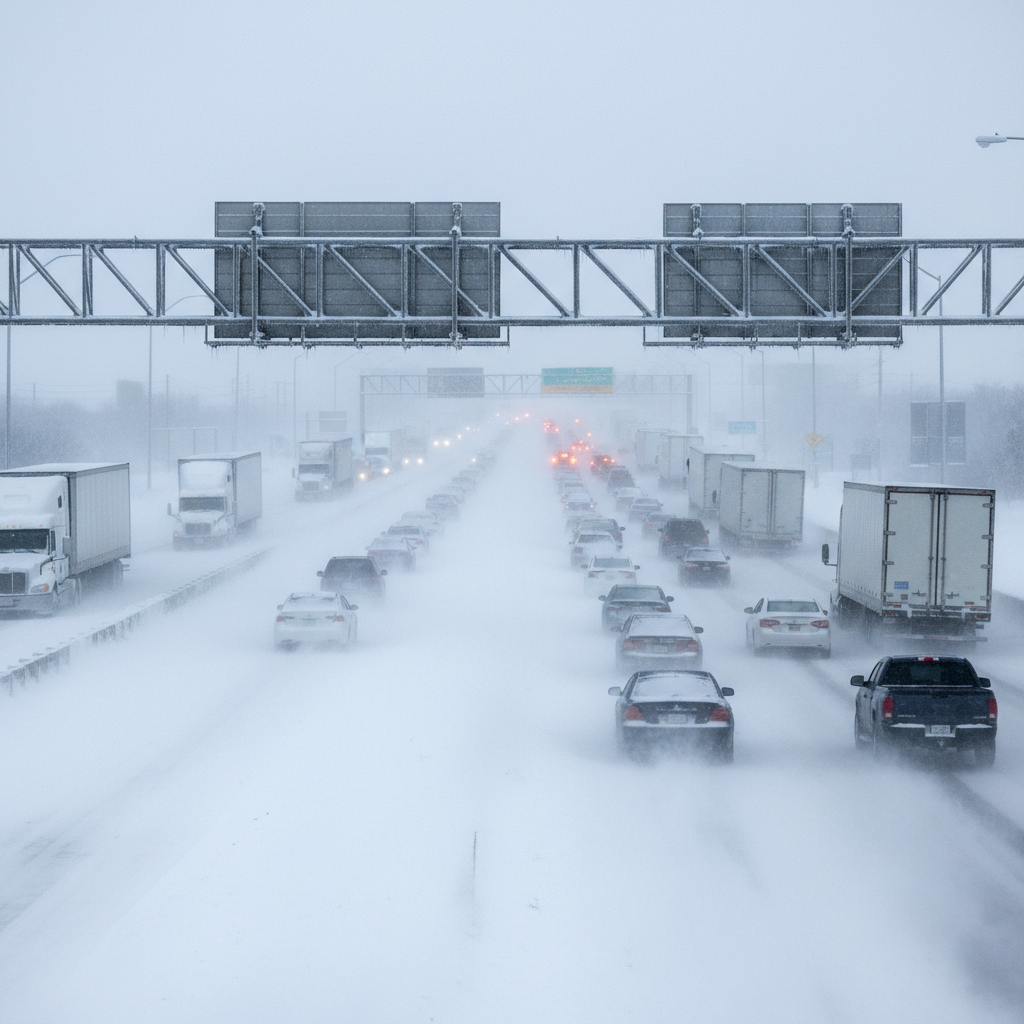 Historic Winter Storm Fern Paralyzes Infrastructure and Travel Across Thirty,Three States