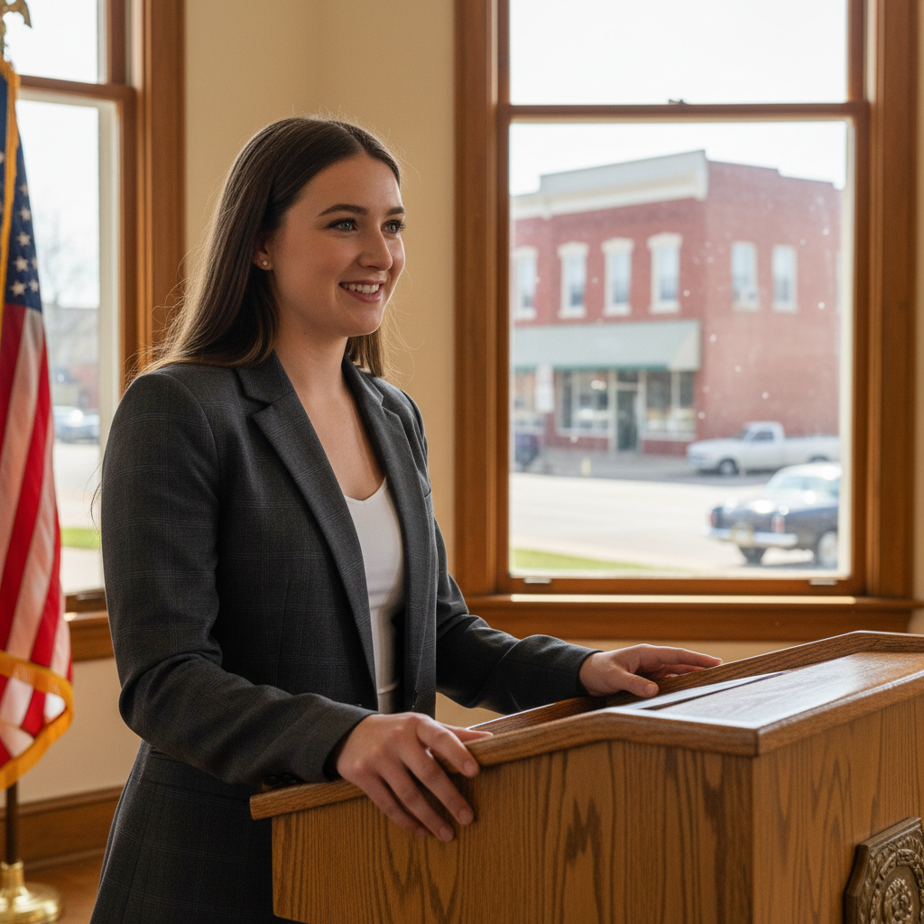 Iowa Student Sworn in as Mayor Signals Youth Shift in Rural Governance