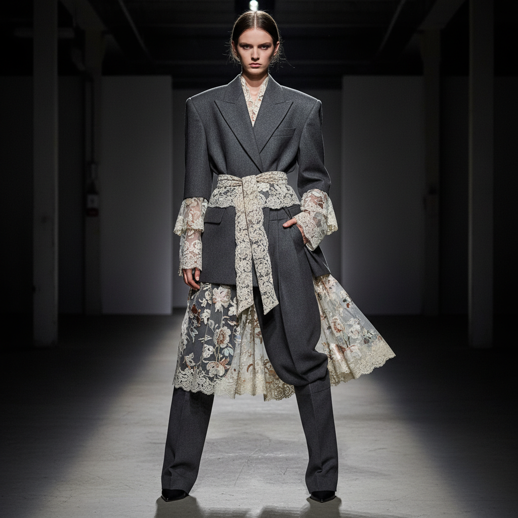 Jun Takahashi Blends Masculine Tailoring With Feminine Motifs in New Undercover Fall Collection