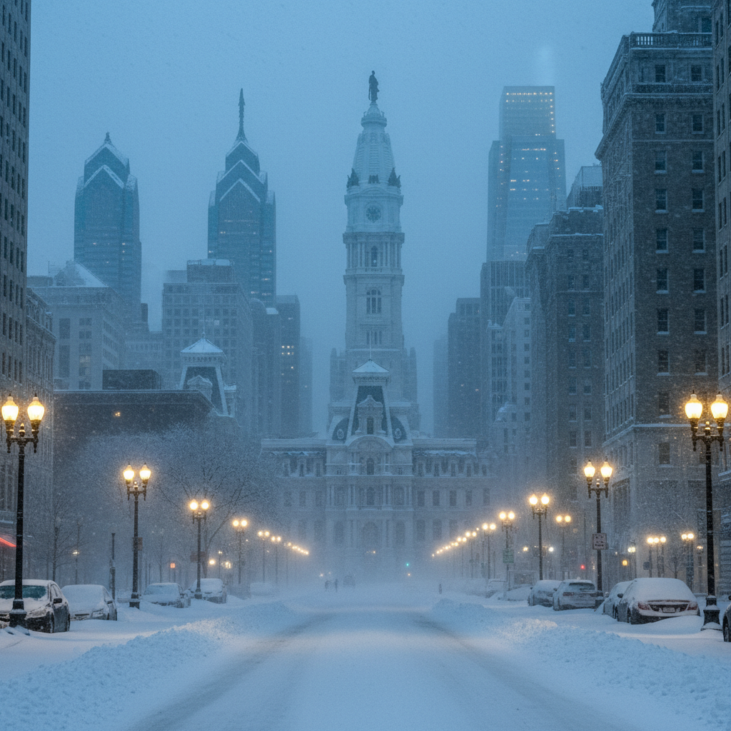 Philadelphia Braces for Weeklong Freeze as Major Winter Storm Blankets Region