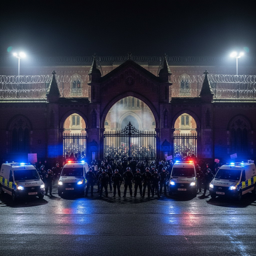 Police Arrest 86 Demonstrators After Major Security Breach at HMP Wormwood Scrubs
