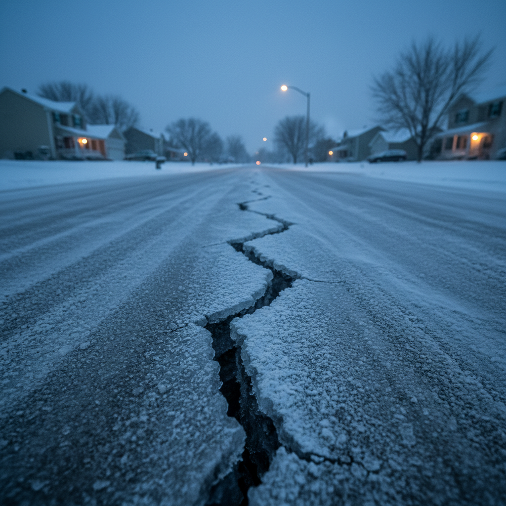 Rapid Temperature Plunge Triggers Rare Seismic Phenomenon Across Central States