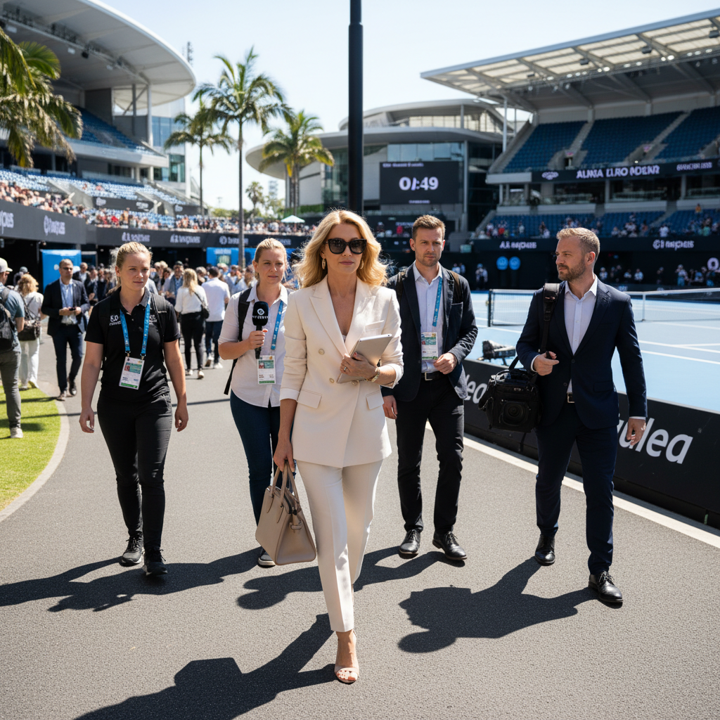 Samantha Armytage Solidifies High Profile Return at Australian Open Following Network Switch