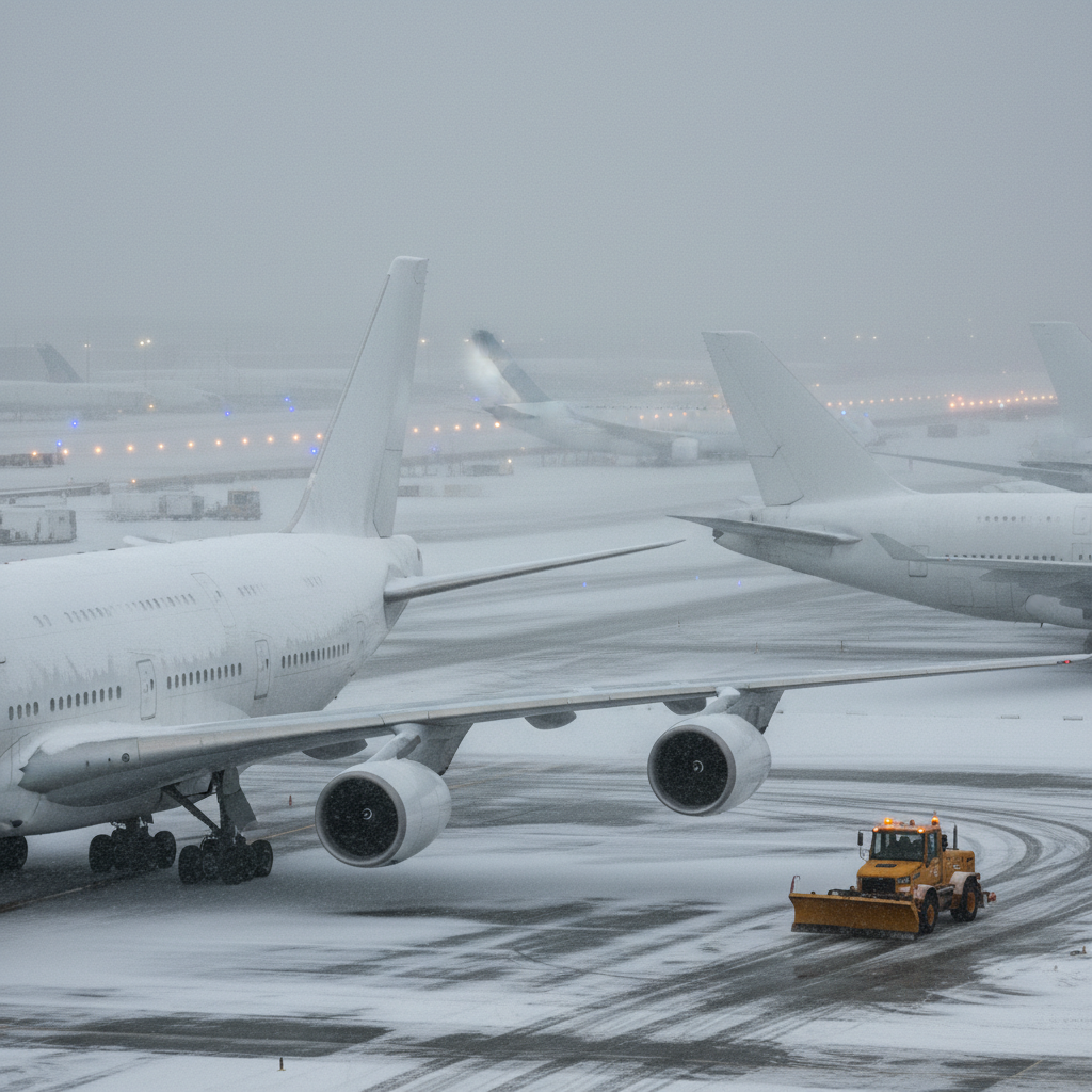 Severe Winter Storm Grounds Hundreds of Flights Across Major Massachusetts Airports