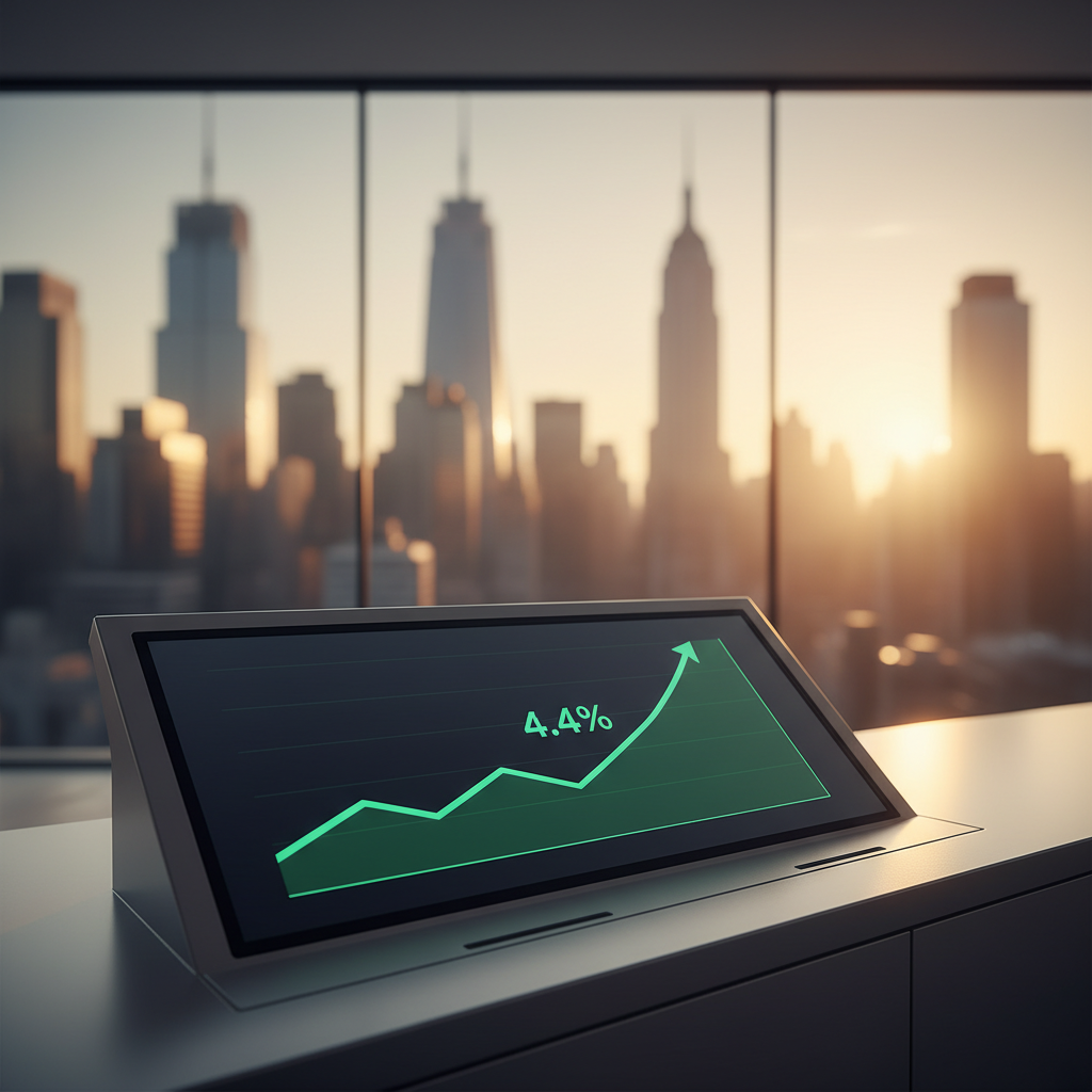 United States Gross Domestic Product Surges 4.4 Percent Signaling Continued Economic Momentum