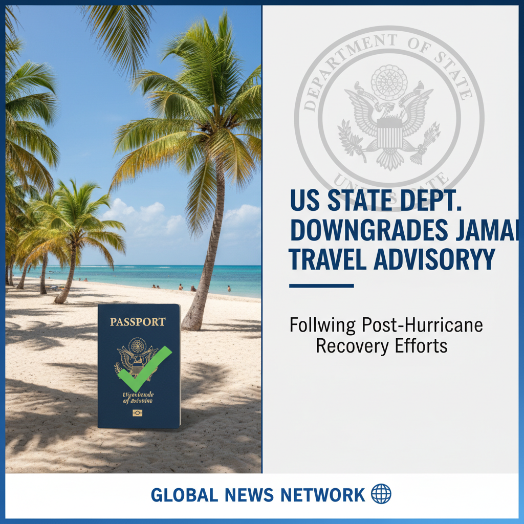 US State Department Downgrades Jamaica Travel Advisory Following Post,Hurricane Recovery Efforts
