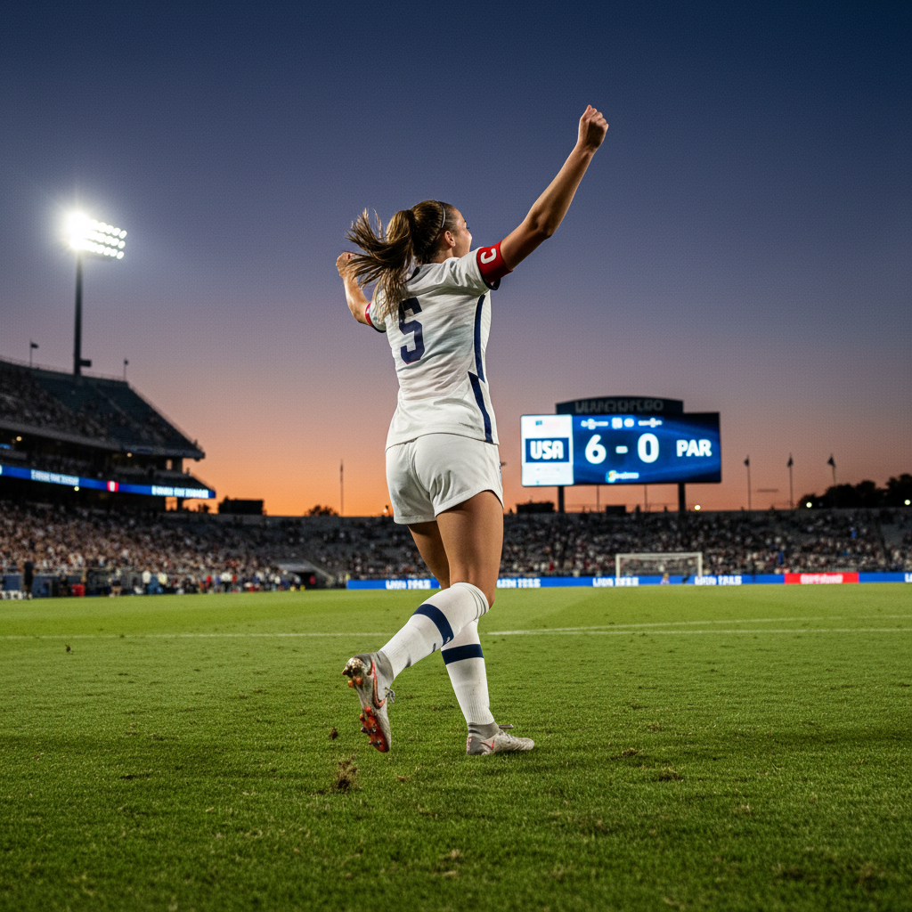 US Women Rout Paraguay 6 to 0 in 2026 Opener as Youth Takes Charge