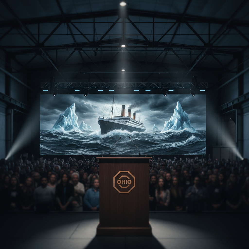 Vance Sparks Controversy Comparing US Economy to Titanic During Ohio Address on Inflation