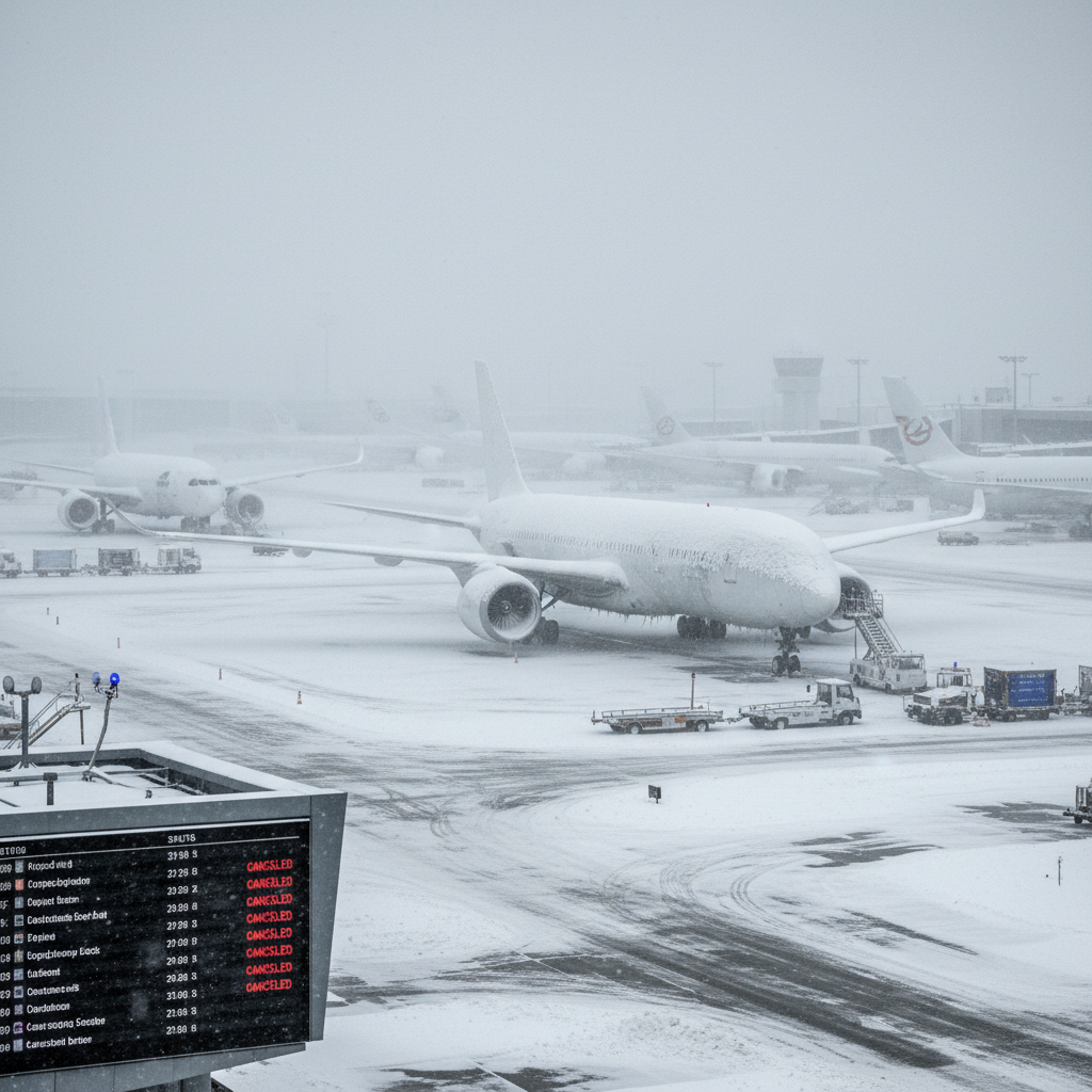 Winter Storm Fern Grounds 15,000 Flights as Airlines Test New Refund Mandates