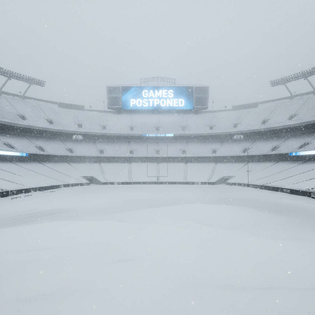 Winter Storm Fern Paralyzes Schedules for Major Professional and Collegiate Sports Events Nationwide