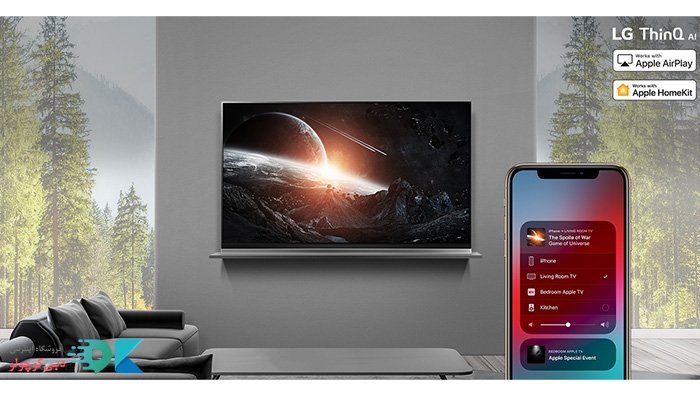 چه تلویزیون کدام یک از محصولات برند سامسونگ با Airplay سازگار می‌باشد: